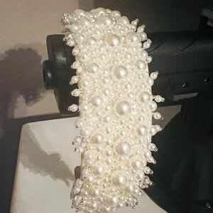Pearl beaded headband !!